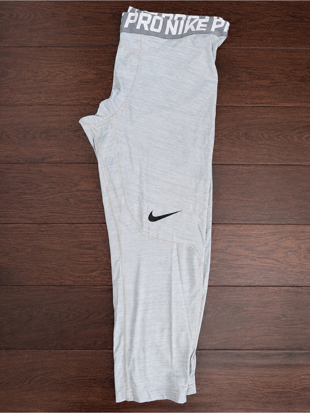 Nike Pro Dri-FIT Men’s 4XL Compression Tights Capri Leggings Gray Training